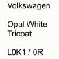 Preview: Volkswagen, Opal White Tricoat, L0K1 / 0R.